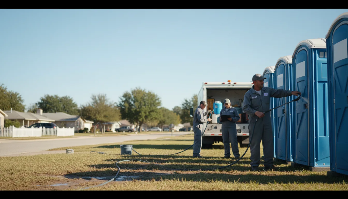 Long-Term Portable Toilet Rental in Kingman, KS near me